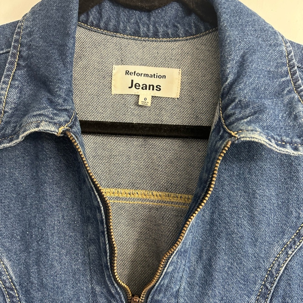 Stylish Blue Denim Dress - Picture 6 of 9